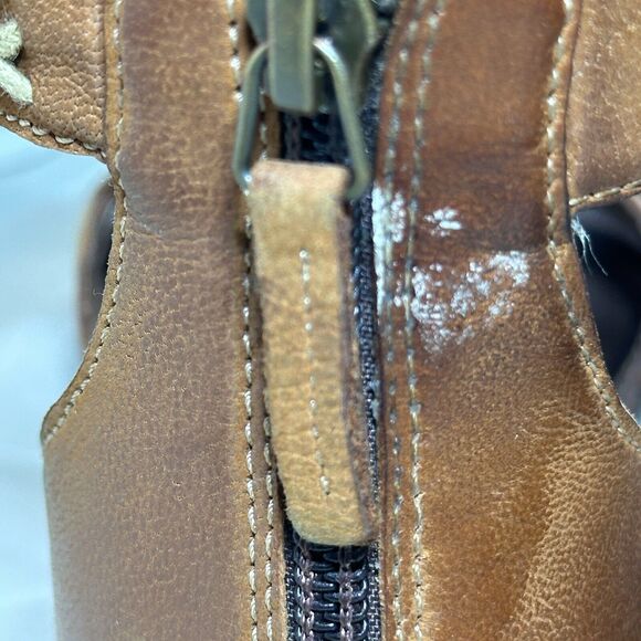 New Roan By Bed Stu Kel Bosco Leather Sandals Tan FR85008 Women's 6 NWB - Picture 10 of 12